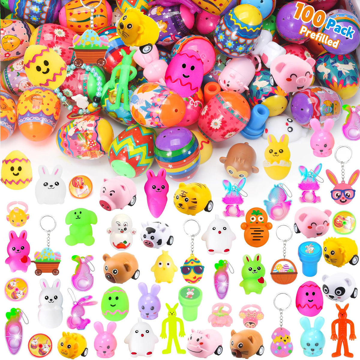 PLOUGVI colorfully filled eggs bring festive cheer to baskets and hunts.