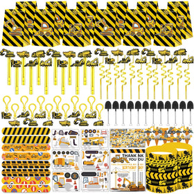 PLOUGVI construction treat bags for party favors and pinata fillers
