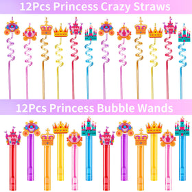 PLOUGVI crazy straws for colorful sips and party favors