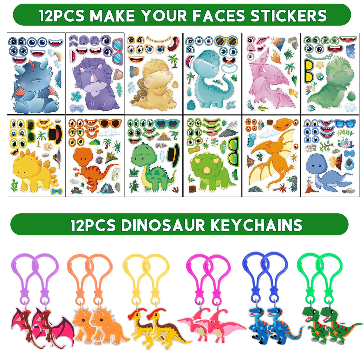 PLOUGVI dinosaur stickers for tattoos and decorations