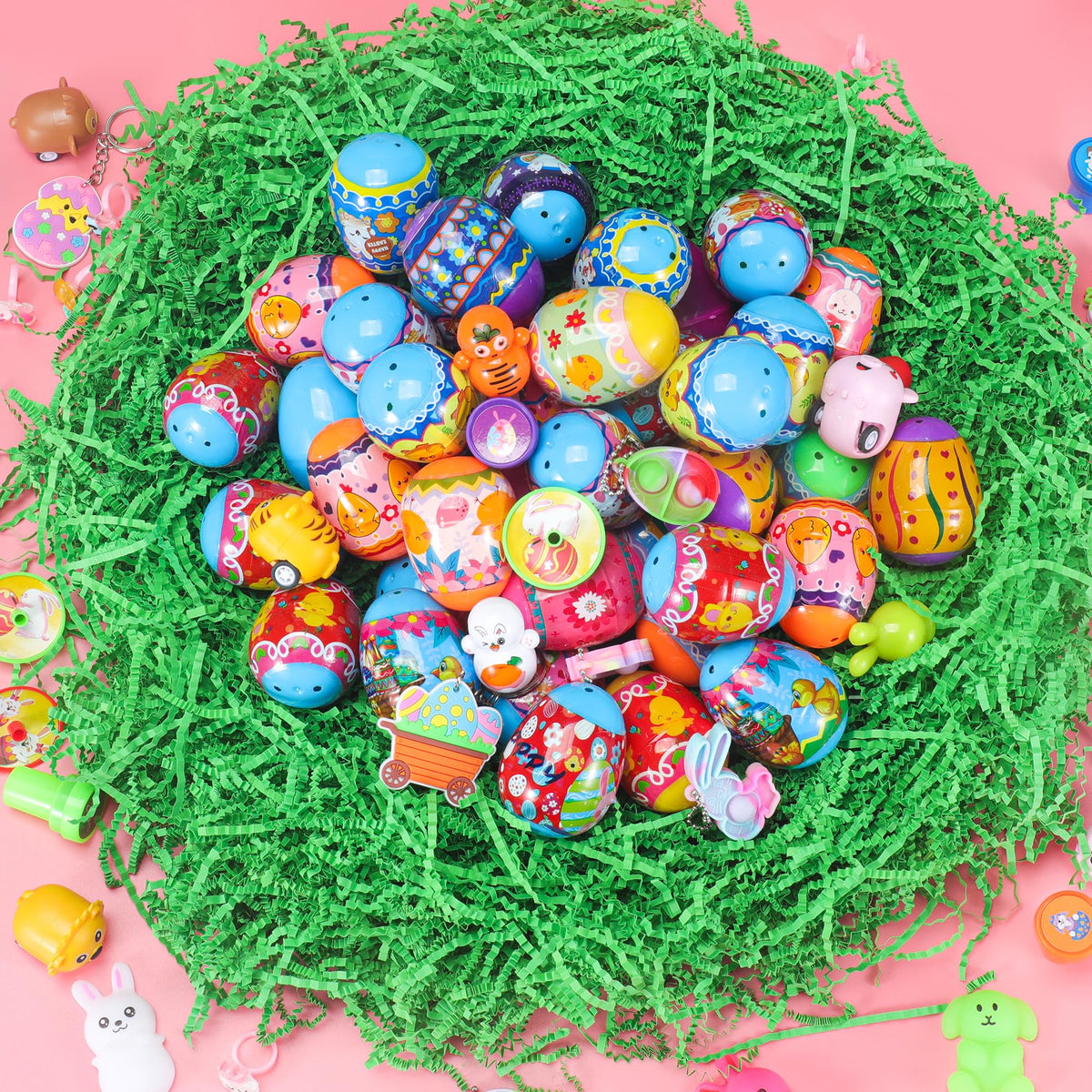 PLOUGVI high-quality toys inside eggs encourage imaginative play.