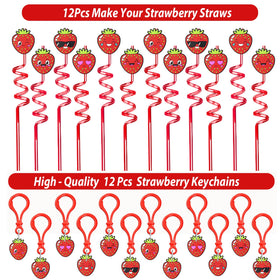 PLOUGVI strawberry slap bracelets as quick party giveaways