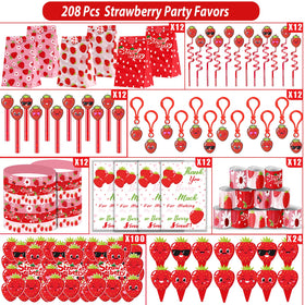 PLOUGVI strawberry wristbands for kid-friendly party access