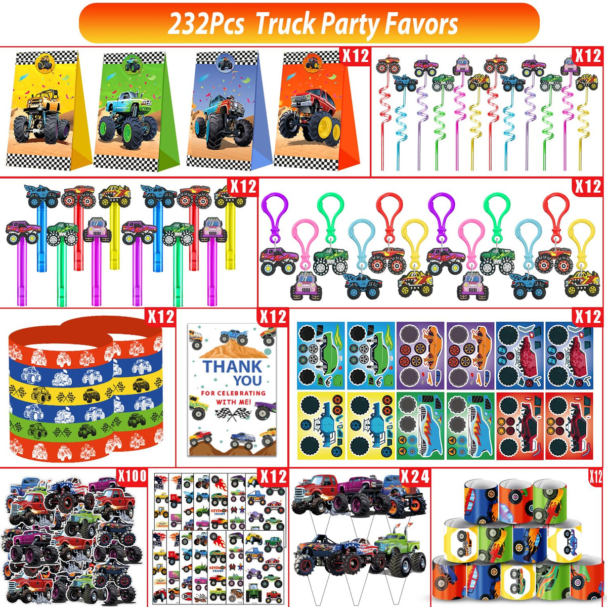 PLOUGVI stickers: make-a-face designs for personalized party fun.