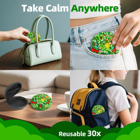 PLUMIA Picky Fidget Pad skin-safe silicone reduces risk of irritation during use.