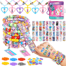 Plunack 960-piece sticker kit for bracelets with dazzling holographic shine.