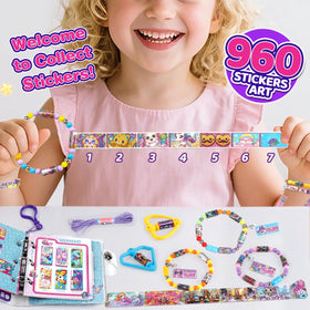 Plunack collection book included to organize stickers and track ideas.