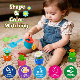 Plunack shovel toy helps toddlers practice digging and coordination.
