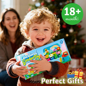 Plunack toddler garden toy set fits indoor and outdoor play.