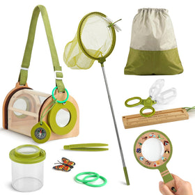 Plunack wooden bug catcher kit parts for outdoor discovery