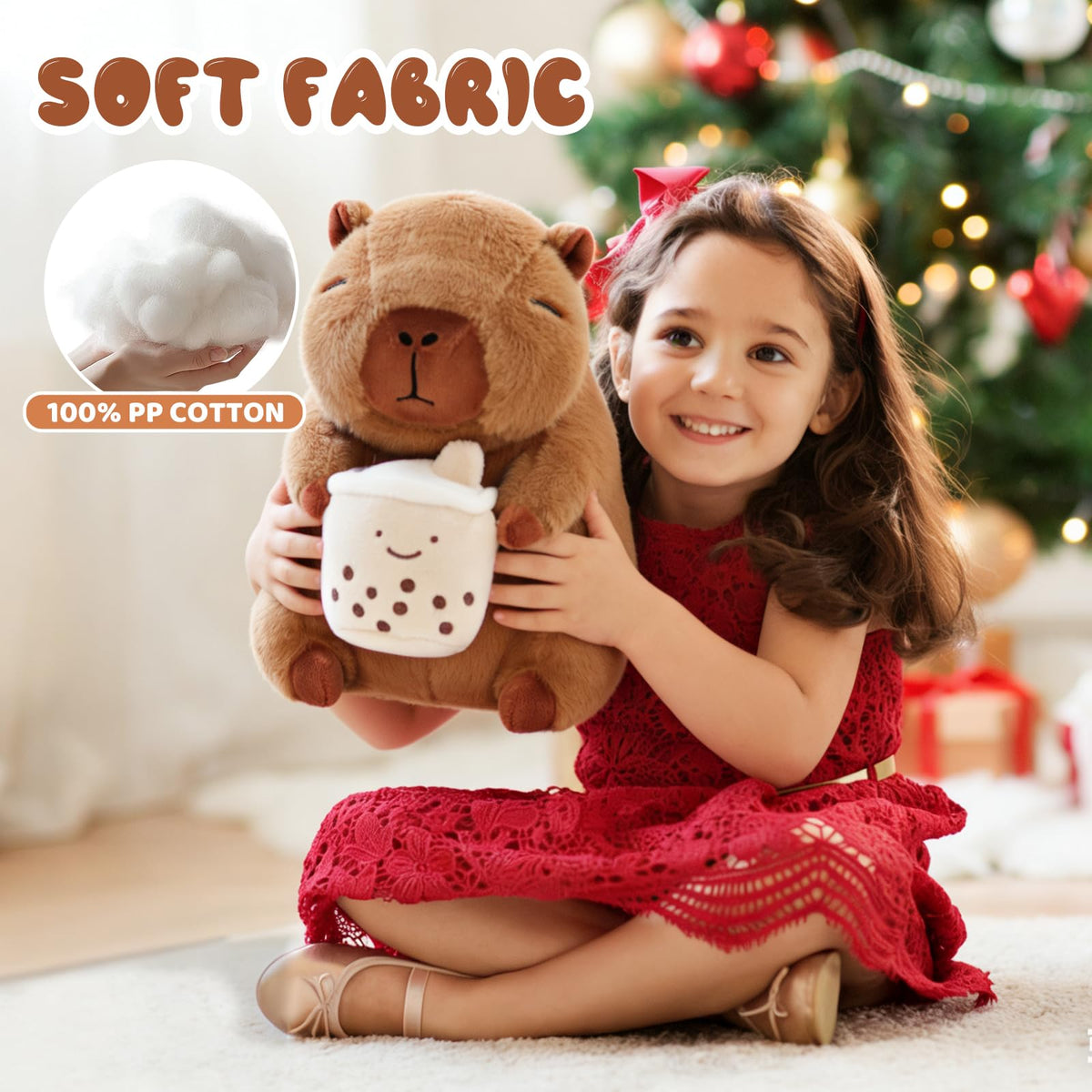 Plupiapio Capybara plush makes a charming birthday gift for kids.