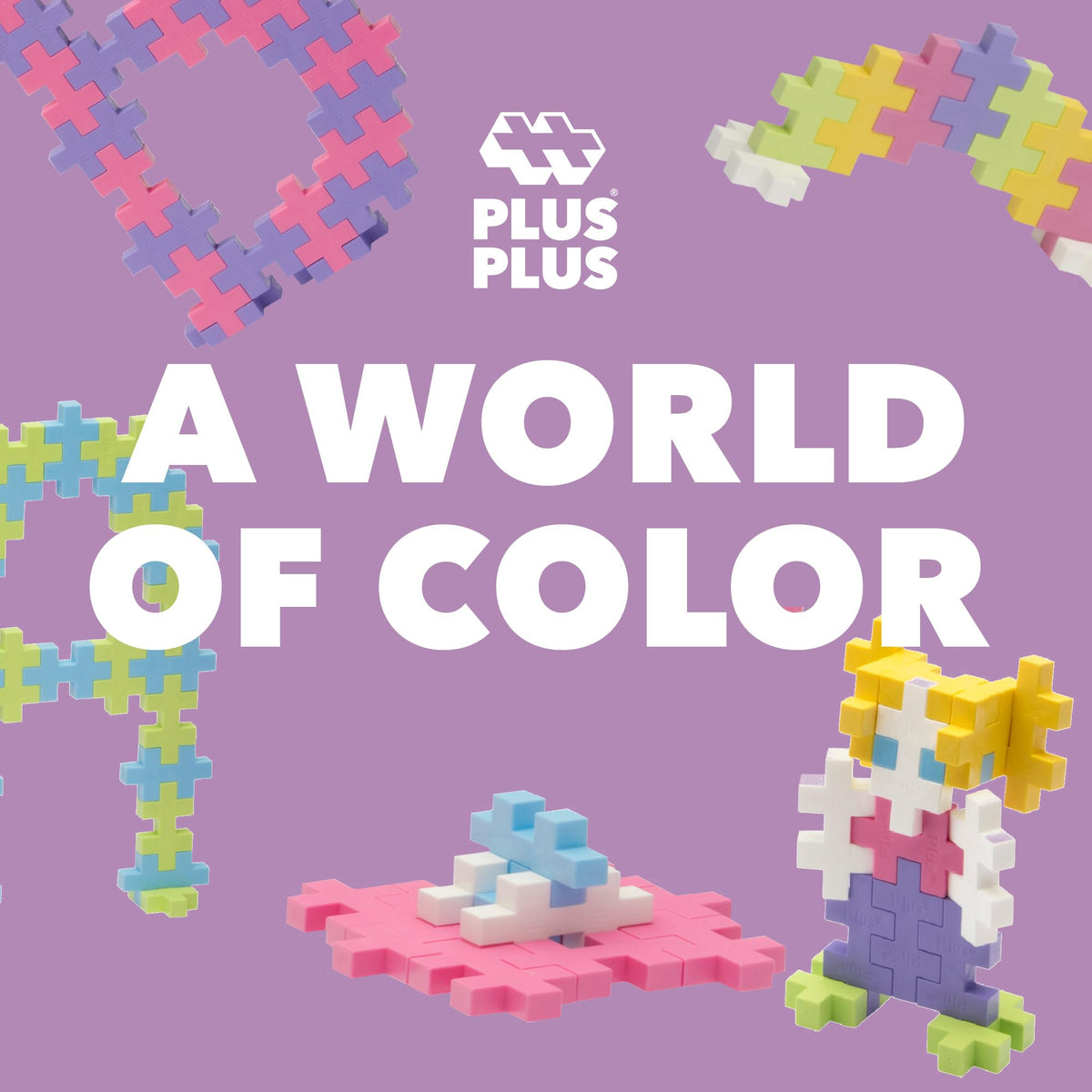 PLUS PLUS Big on-the-go design supports learning during car trips and visits.