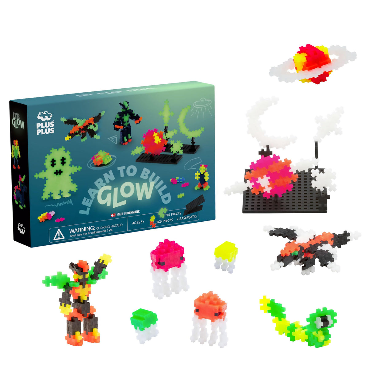 PLUS PLUS Learn to Build 400-piece set enables creative construction for kids.