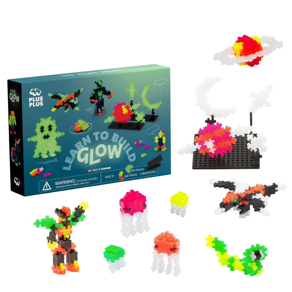 PLUS PLUS Learn to Build 400-piece set enables creative construction for kids.