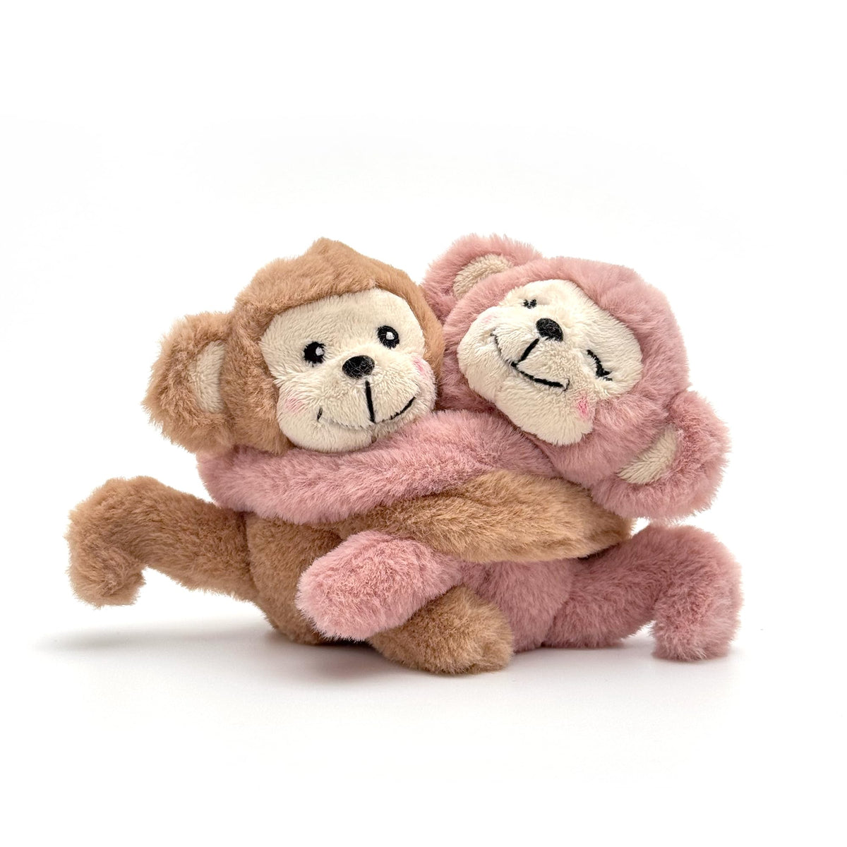 Plushland Tango and Zippy embrace for playful display