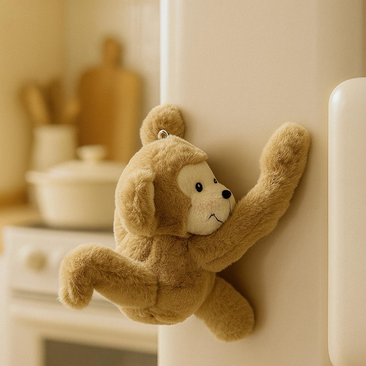 Close-up of velvety-soft plush fur for cozy cuddling