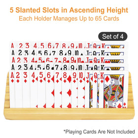 Plusvivo card holders in use during Bridge for focused gameplay