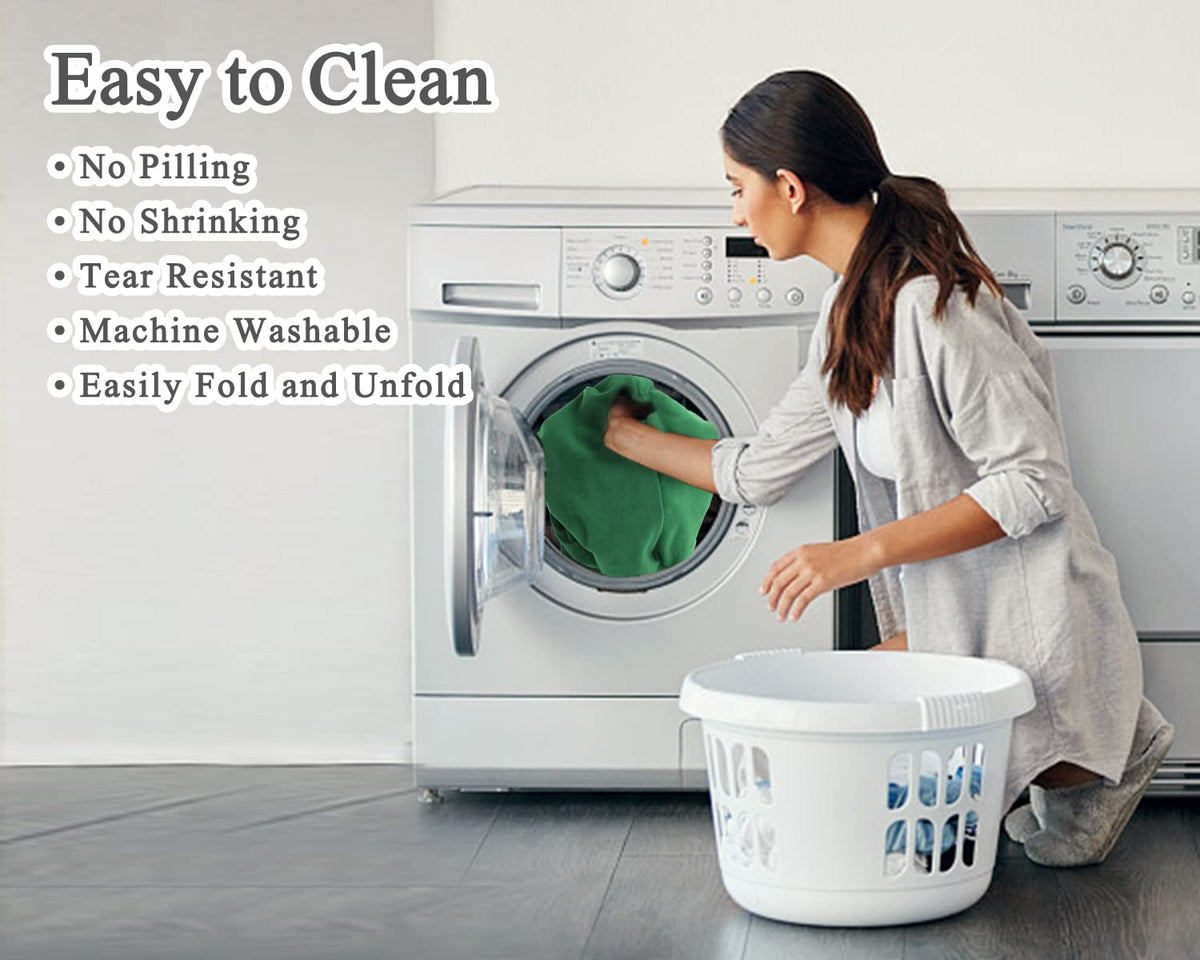 Plusvivo cleanable table cover is easy to wipe clean after spills