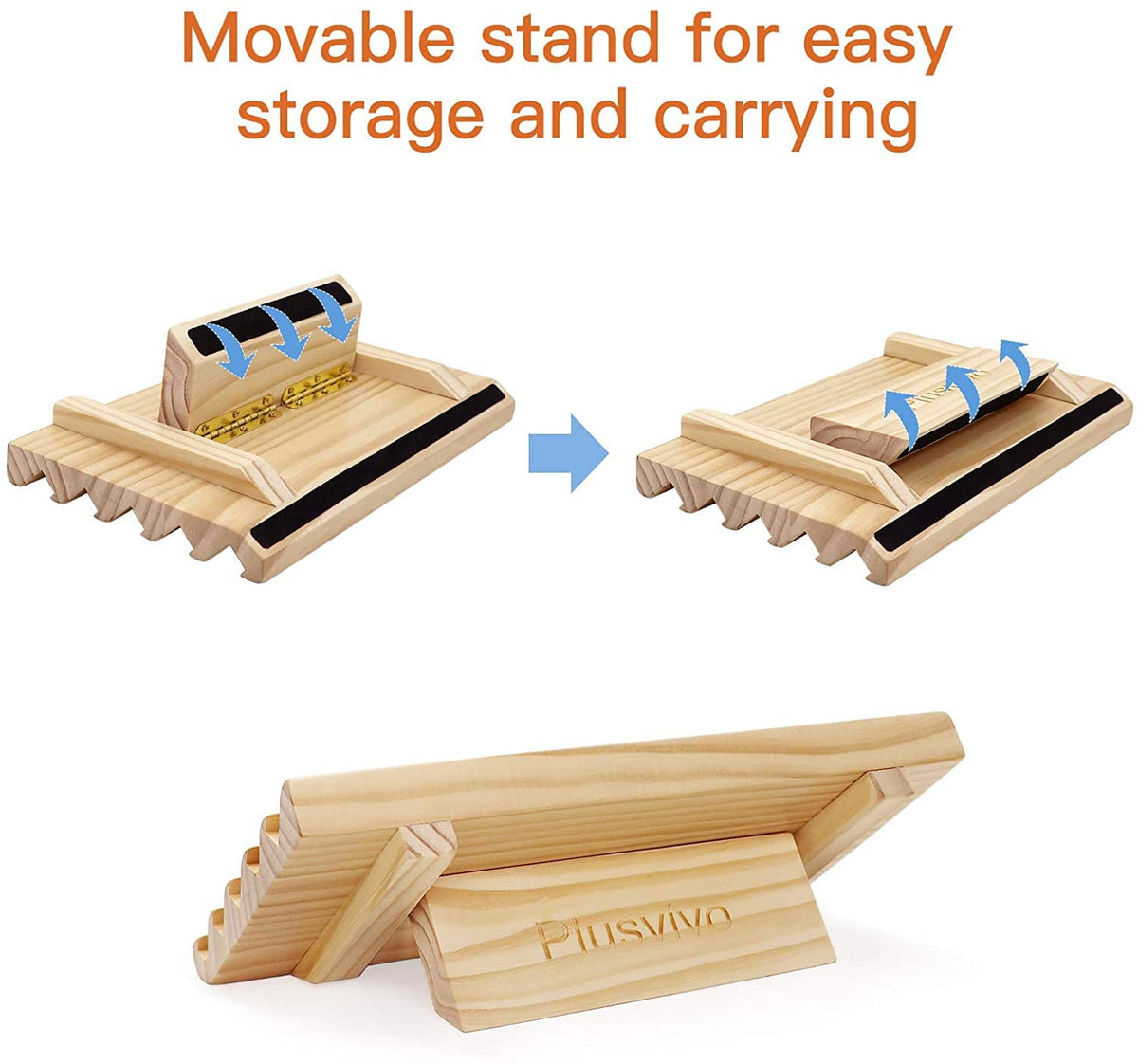 plusvivo domino racks with five-slot viewing, clear tile visibility during play