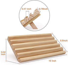 plusvivo pine domino racks, sturdy and stable on any table