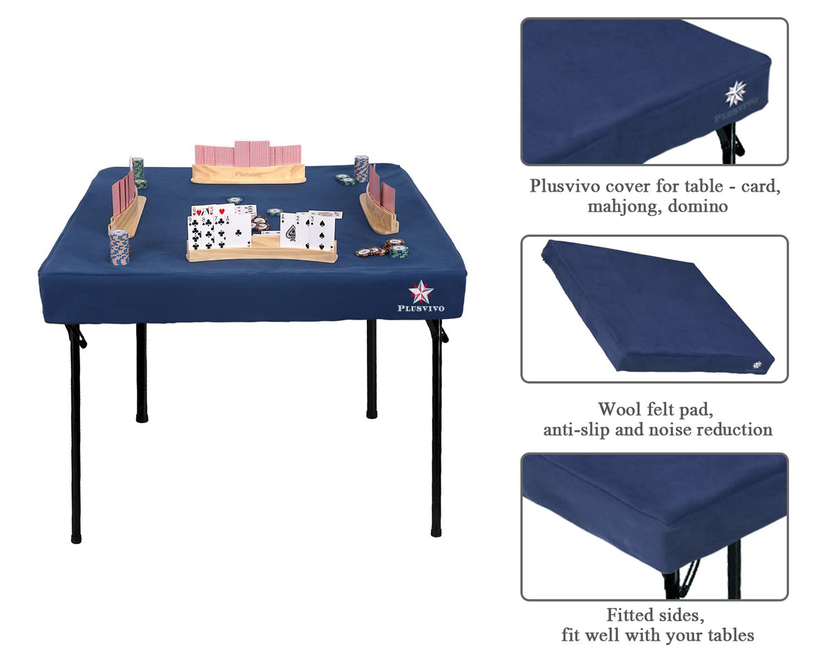 Plusvivo mahjong cover provides a soft surface for smooth tile play