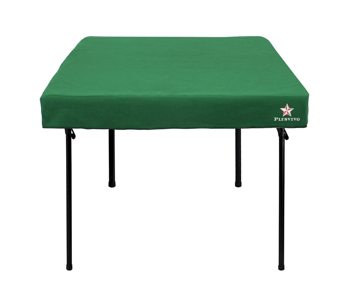 Plusvivo game table cover on 36x36 felt improves dealing and gameplay