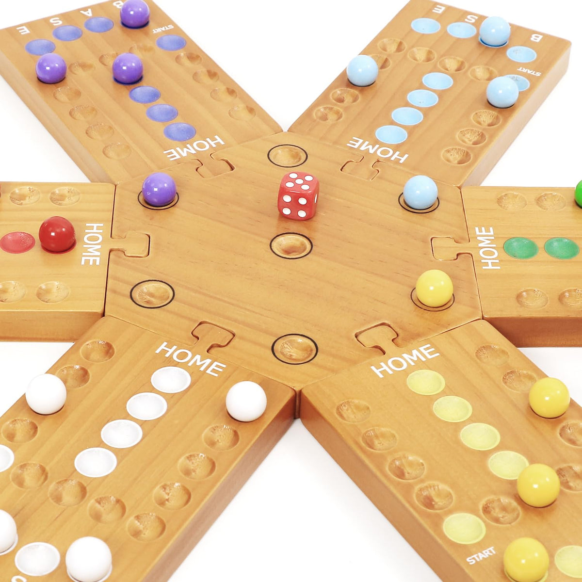 Plusvivo marble board game in action during a game night.