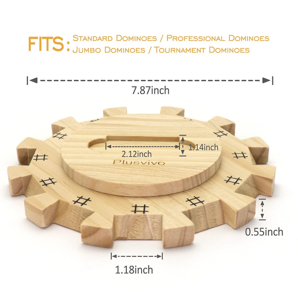 Plusvivo 70-sheet score pads with backing for quick, organized scoring.
