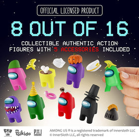 P.M.I. Among Us purple impostor with teeth adds playful mystery to playtime.