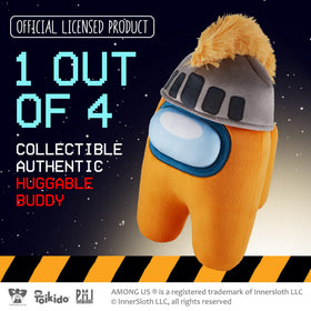 P.M.I. Among Us licensed plush by InnerSloth for genuine design.