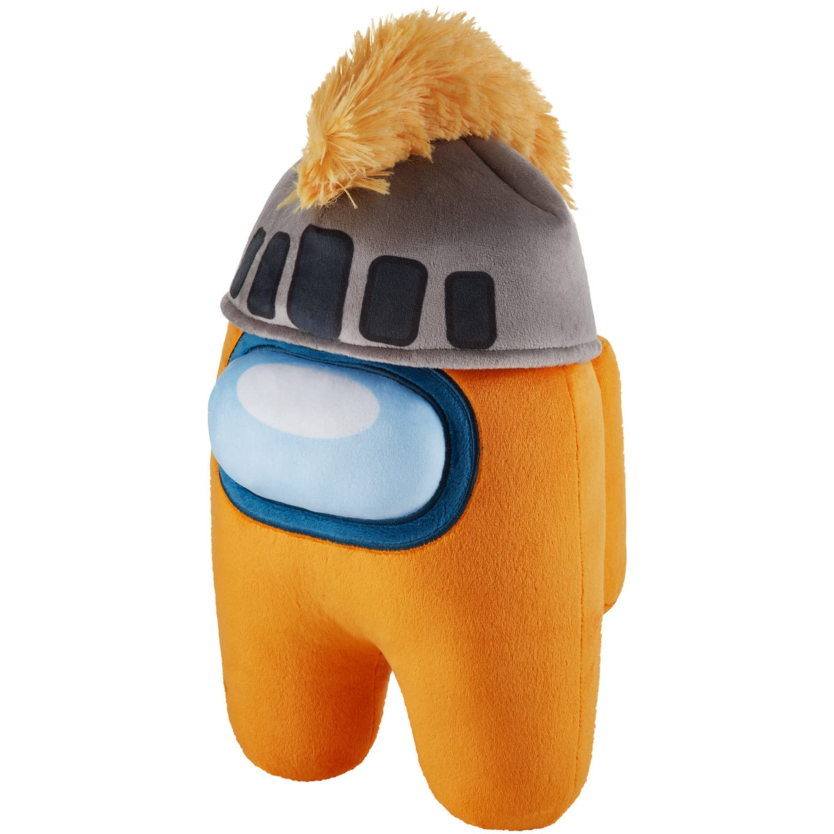 P.M.I. Among Us orange knight plush 12-inch, ideal for imaginative play.