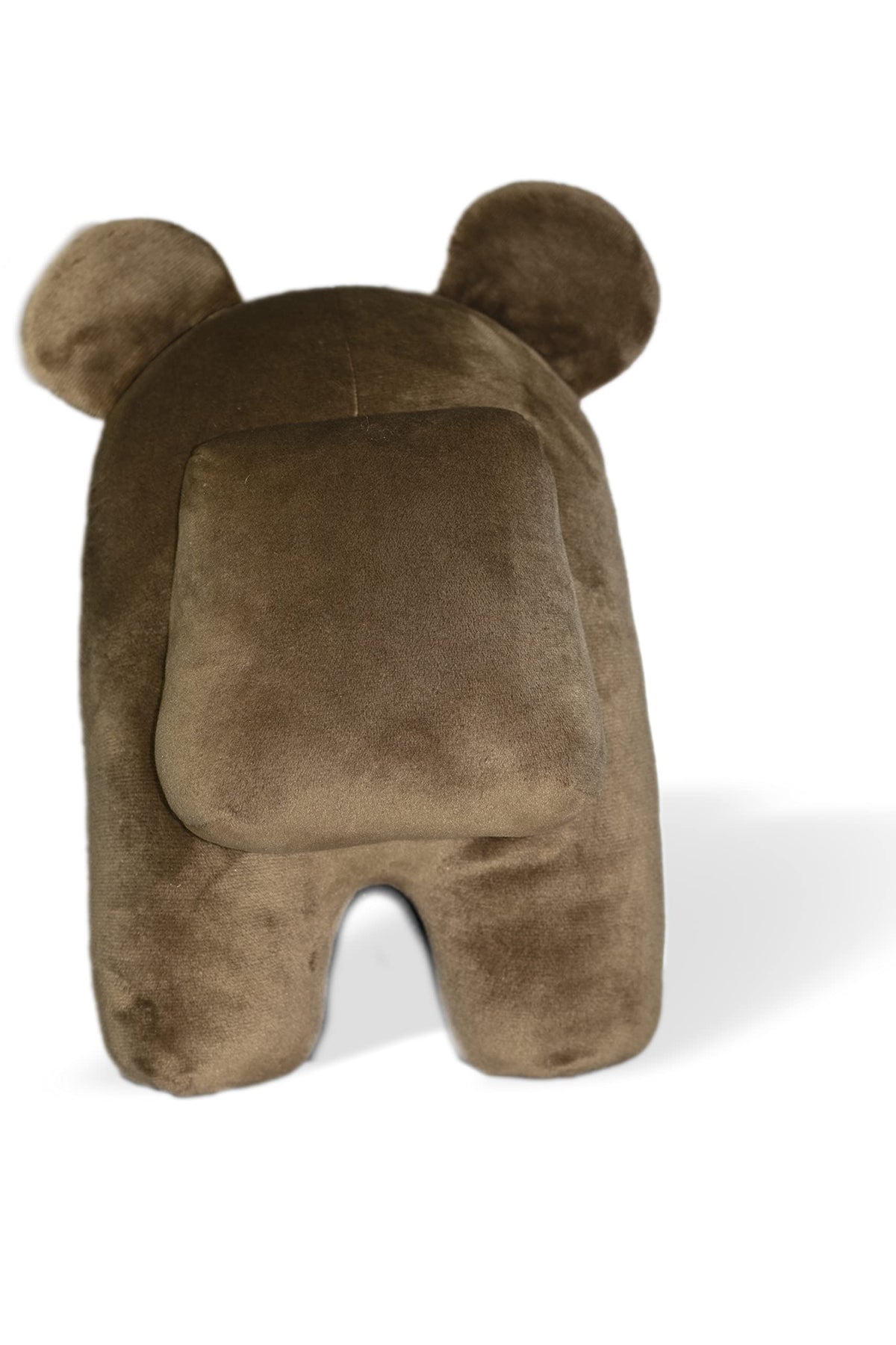 P.M.I. Among Us plush used as party decor and playtime setup.