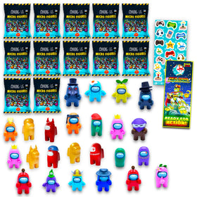 P.M.I. Among Us crewmate figures in blind bags for party favors and loot bags.
