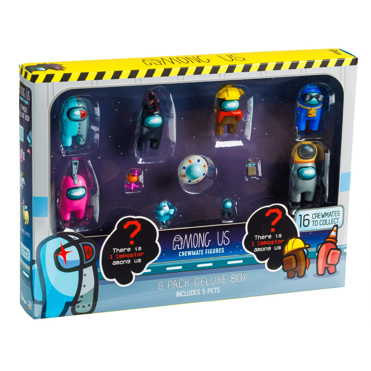 PMI Among Us Series 3 8-pack box with vivid crewmates for display.