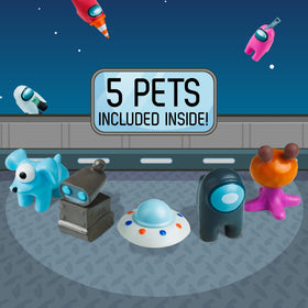 PMI Among Us Series 3 collectible figures lineup for stacked display and trading.