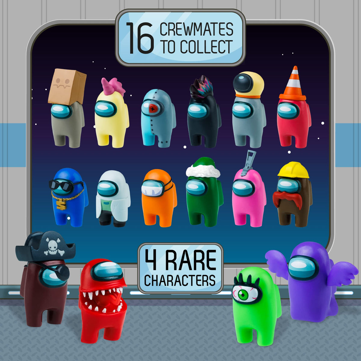 PMI Among Us Series 3 included pets add playful companions for imaginative play.