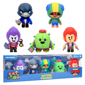 PMI Brawl Stars Spike figure in window box, ideal for display and play