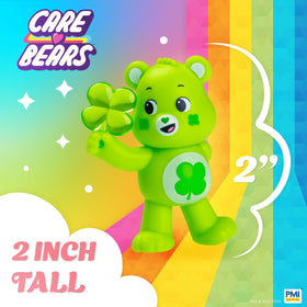P.M.I. Care Bears belly badge detail close-up highlights iconic symbols.