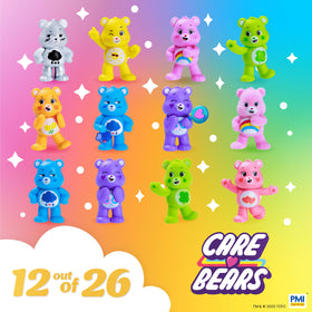 P.M.I. Care Bears Good Luck Bear mini figure in festive stance for display.