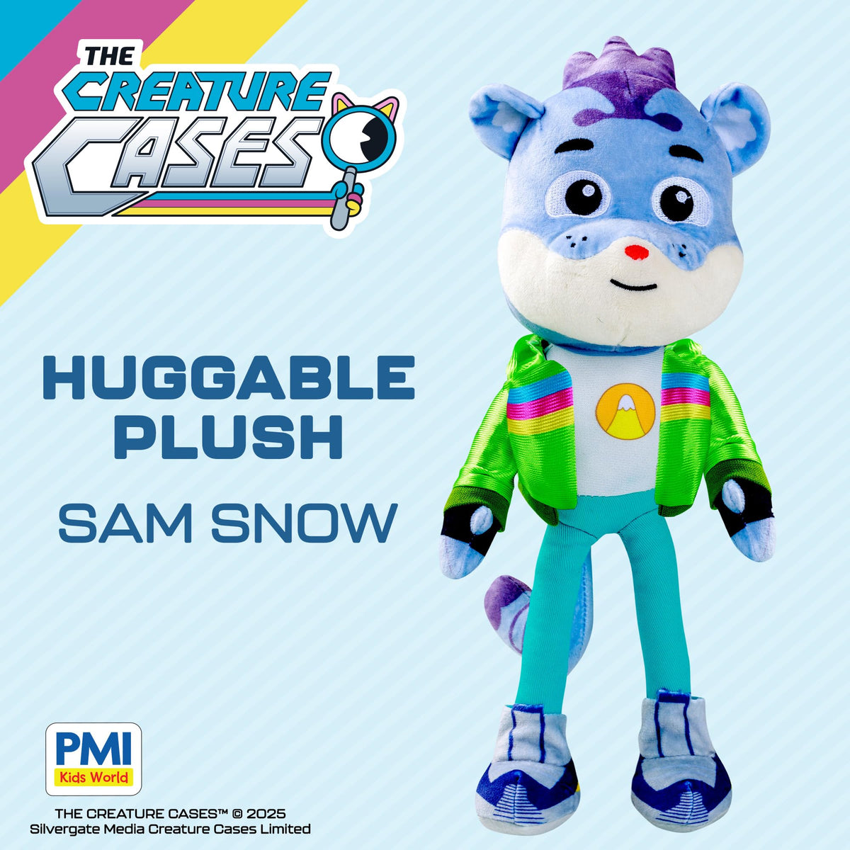 P.M.I. Sam Snow plush with 12-inch size for authentic character play