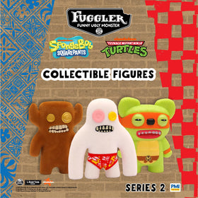 P.M.I. Fuggler Series 2 visible figures arrange on a desk for bold collection moments