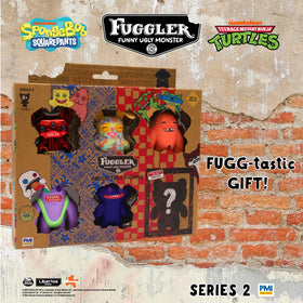 P.M.I. Fuggler Series 2 licensing logos, official quality and authenticity cue.