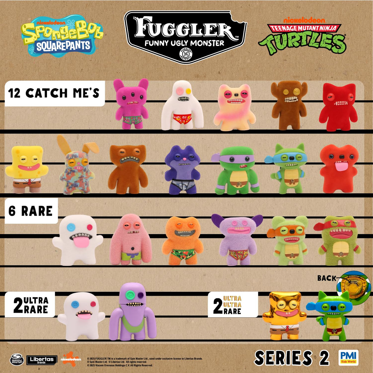 P.M.I. Fuggler Series 2 misfit characters group shot, sparks conversations among fans.