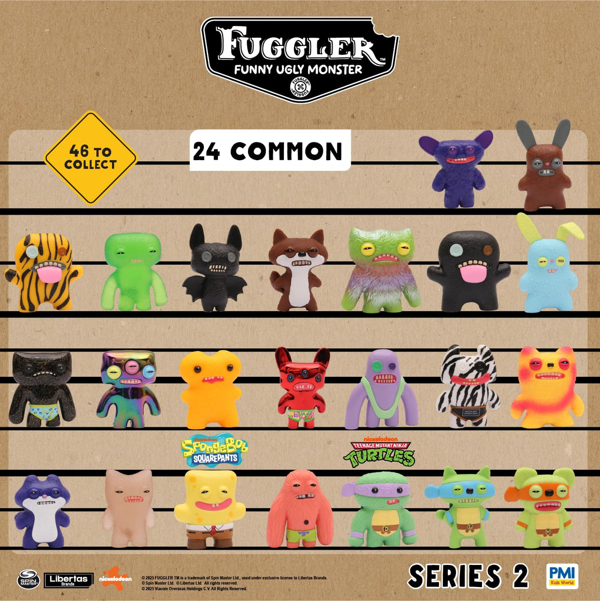 P.M.I. Fuggler Series 2 twisted teeth character close-up, quirky and ominous.