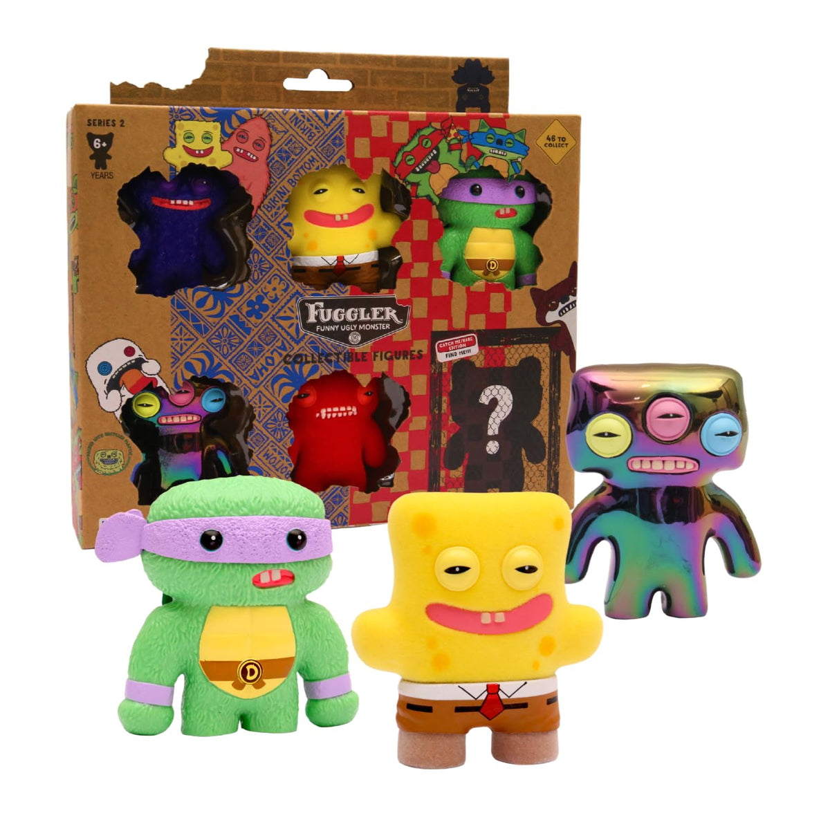 P.M.I. Fuggler Series 2 window box display adds quirky shelf charm.