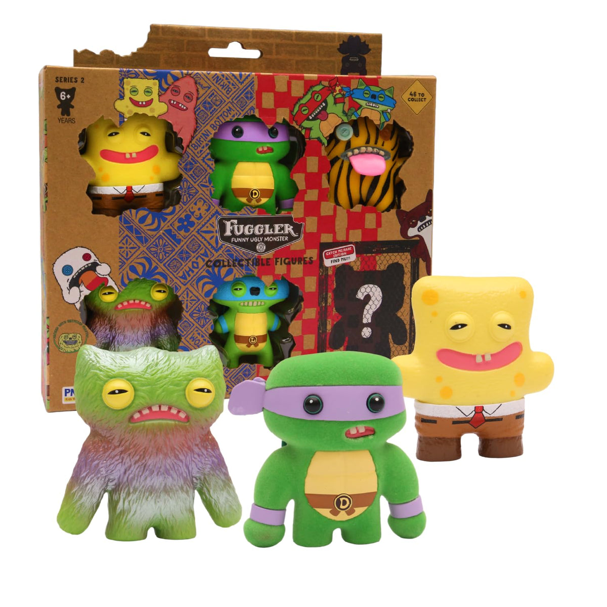 P.M.I. Fuggler Series 2 window box front packaging for display and gifting.
