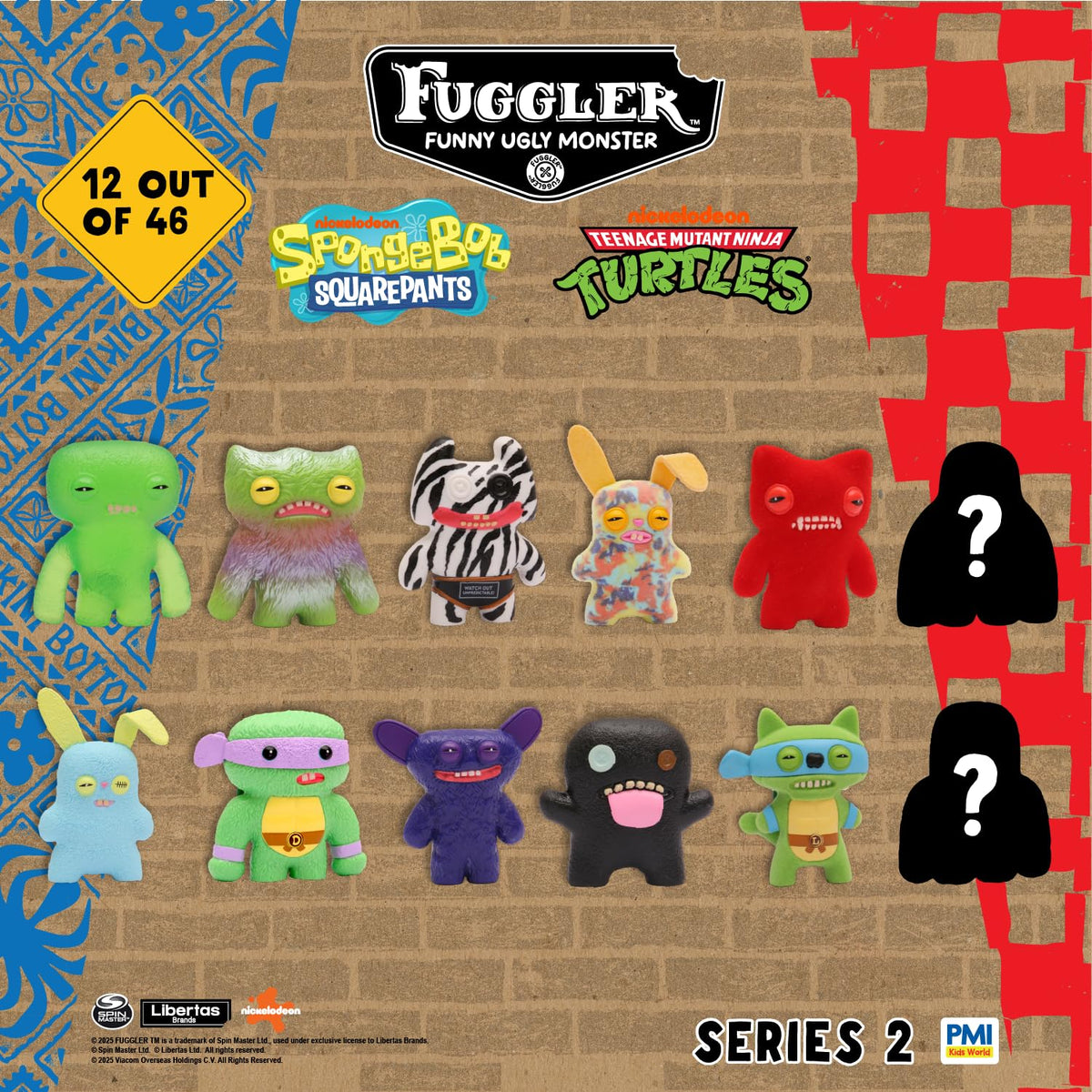 PMI Fuggler Series 2 includes two hidden monsters adding mystery and trading appeal.