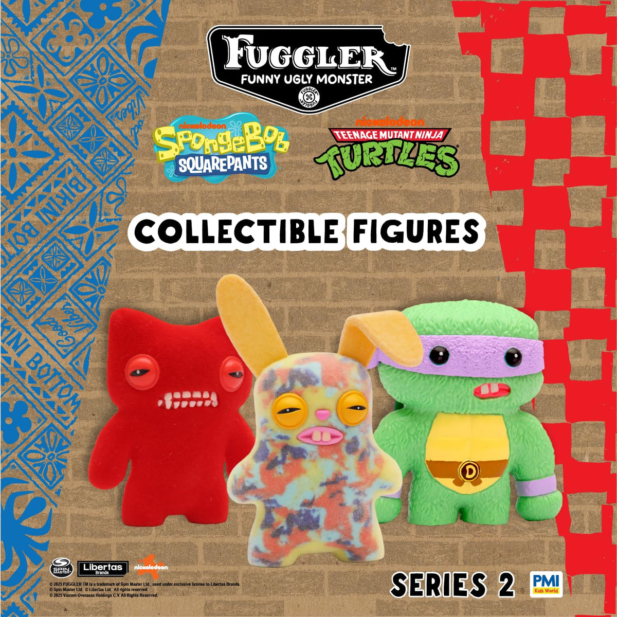 PMI Fuggler Series 2 shows ten visible figures with quirky personalities for display.