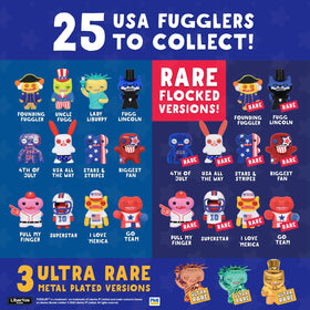P.M.I. Fuggler USA 250-collection pack showcasing the full USA 250 lineup of 25 styles for fans.