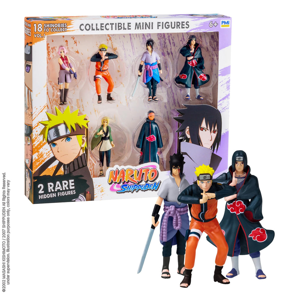 PMI Naruto Shippuden 8-pack deluxe box cover figure for display